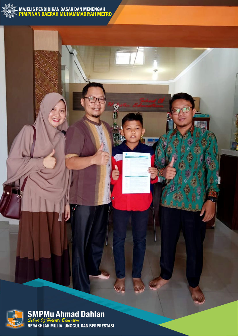 Semangat PMB SMP Mu Ahmad Dahlan Gelombang I 2020 2021