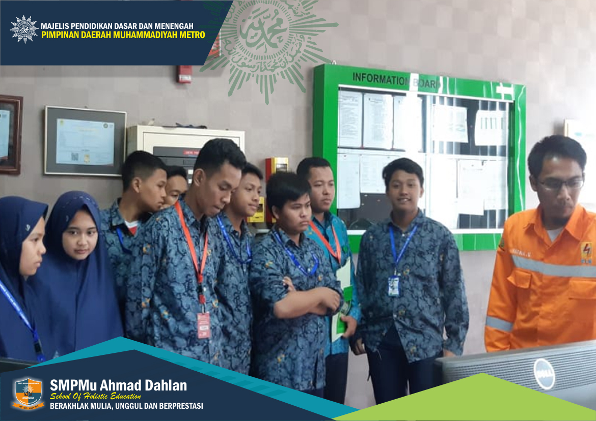 Field Trip Siswa Kelas IX SMP Mu Ahmad Dahlan ke PLTA Besai Lampung Barat