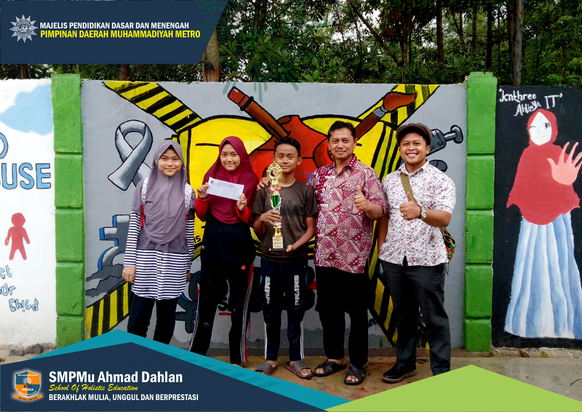 SMP MuAD Kembali Buktikan Juara Mural dan Pidato Bahasa Lampung