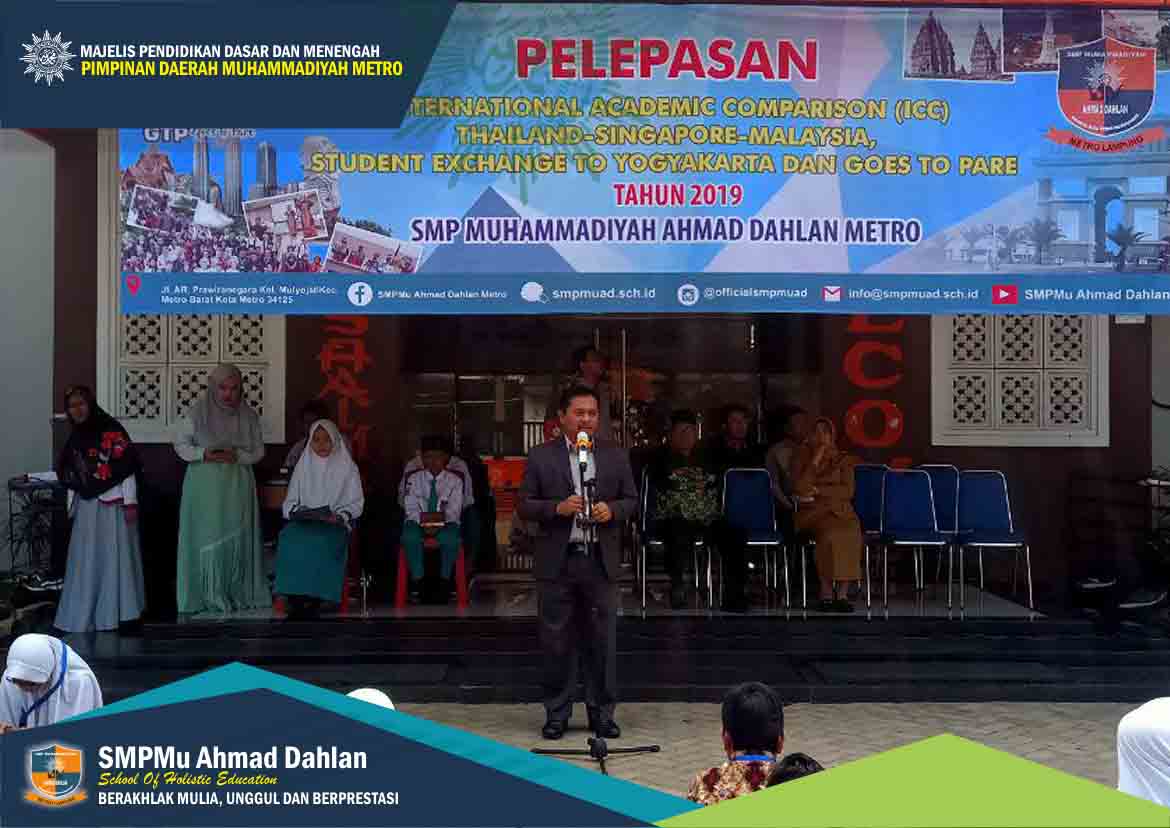 Pelepasan 21 Siswa Pada International Academic Comparison ke 3 Negara