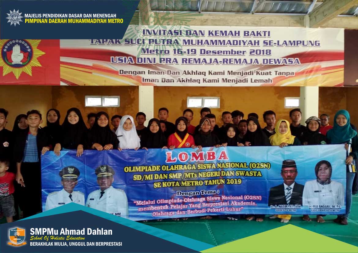 SMP Mu Ahmad Dahlan Kembali Raih Juara Pada O2SN Tingkat Kota
