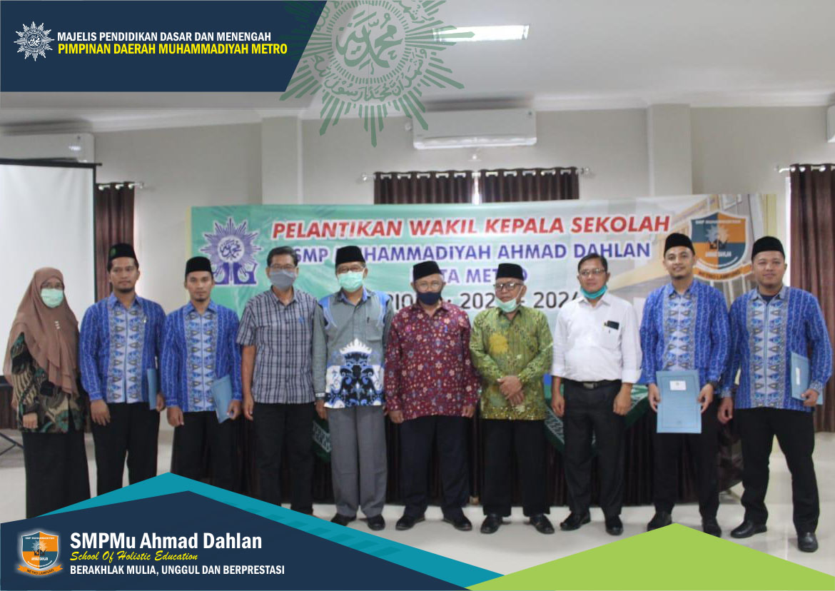 Pelantikan Waka SMP Mu Ahmad Dahlan Periode 2020 2024