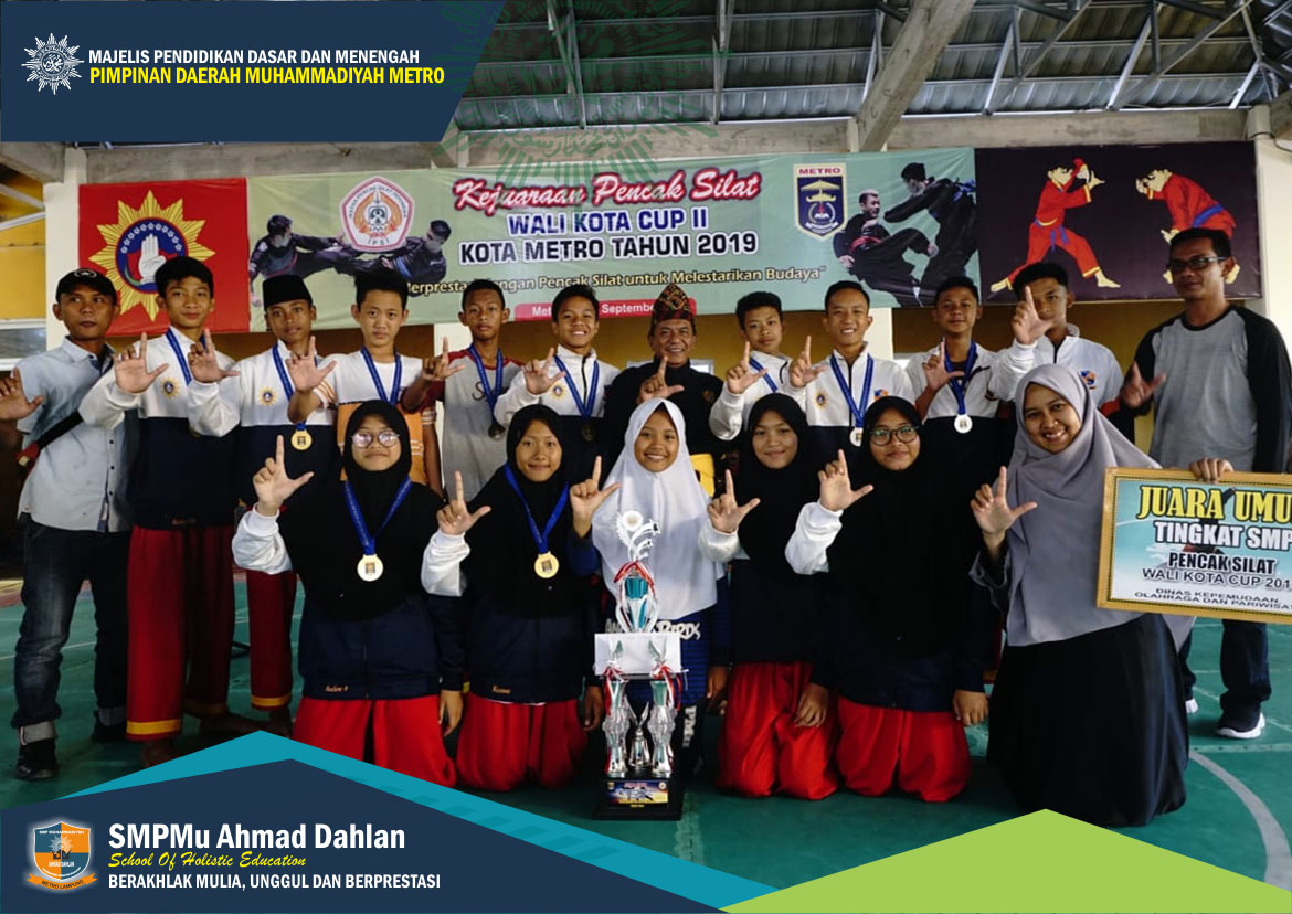 Juara Umum Tingkat SMP Kejuaraan Pencaksilat Walikota Cup II 2019