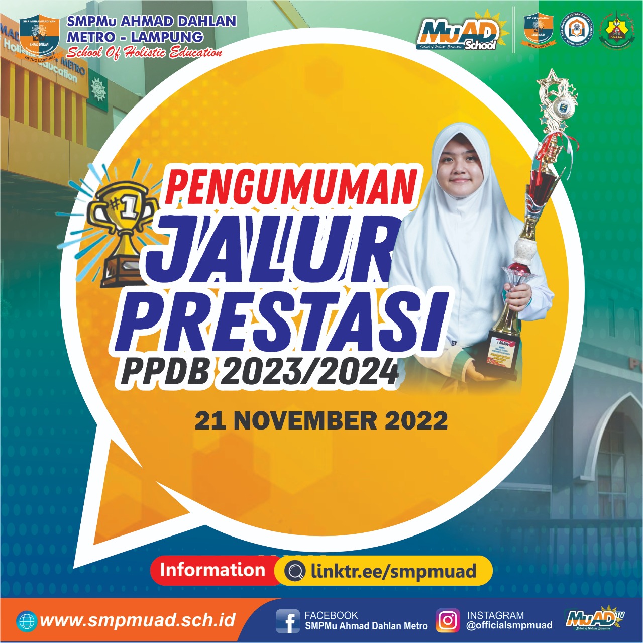 PENGUMUMAN PPDB JALUR PRESTASI TP. 2023-2024