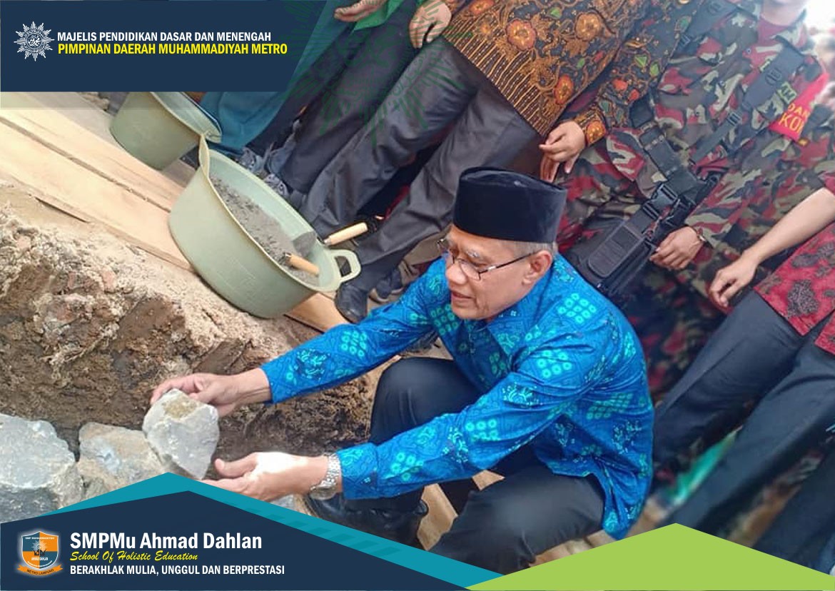 Peletakan Batu Pertama Pembangunan SMA Mu Ahmad Dahlan Metro