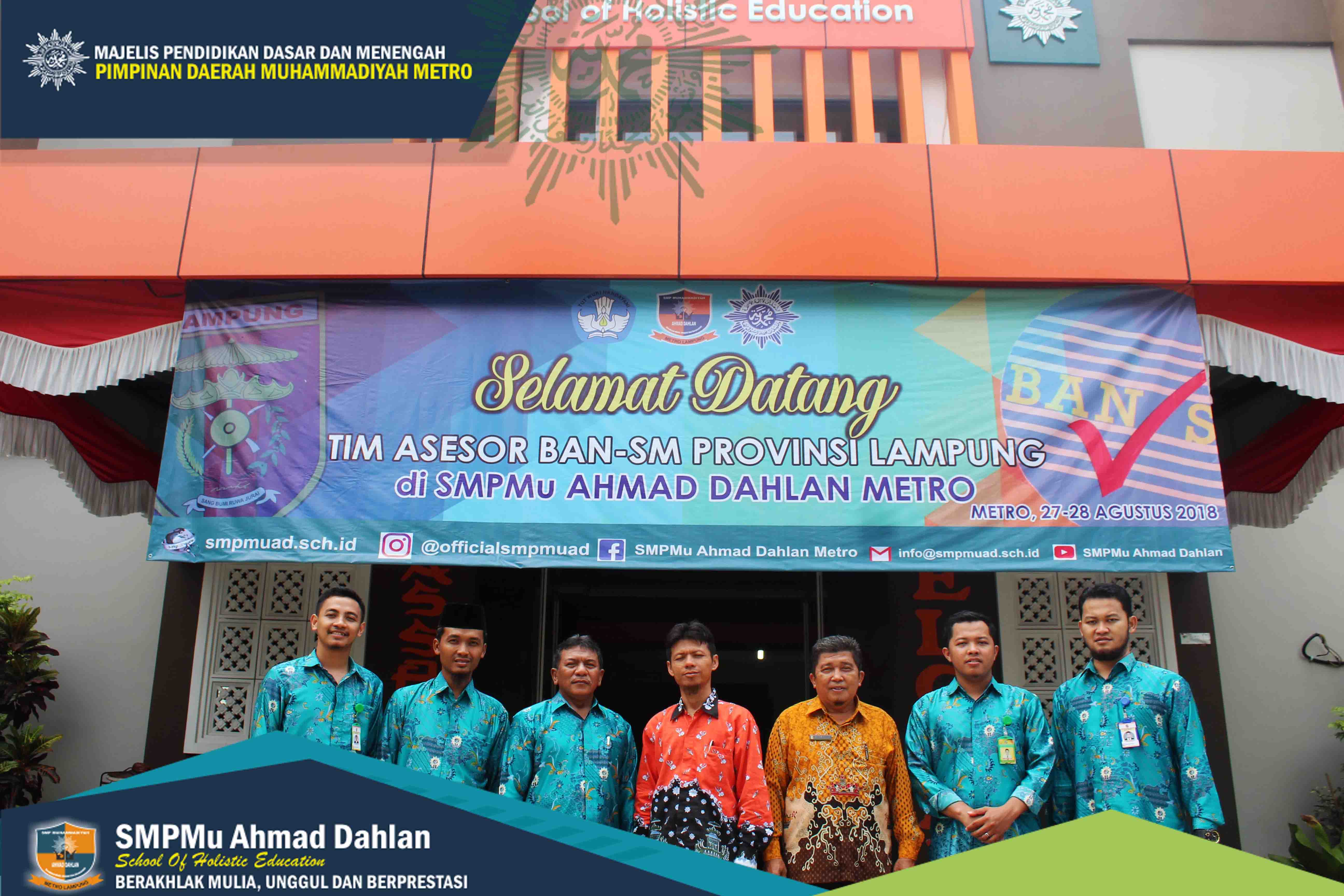 Proses Visitasi Akreditasi di SMP Mu Ahmad Dahlan Metro Lampung